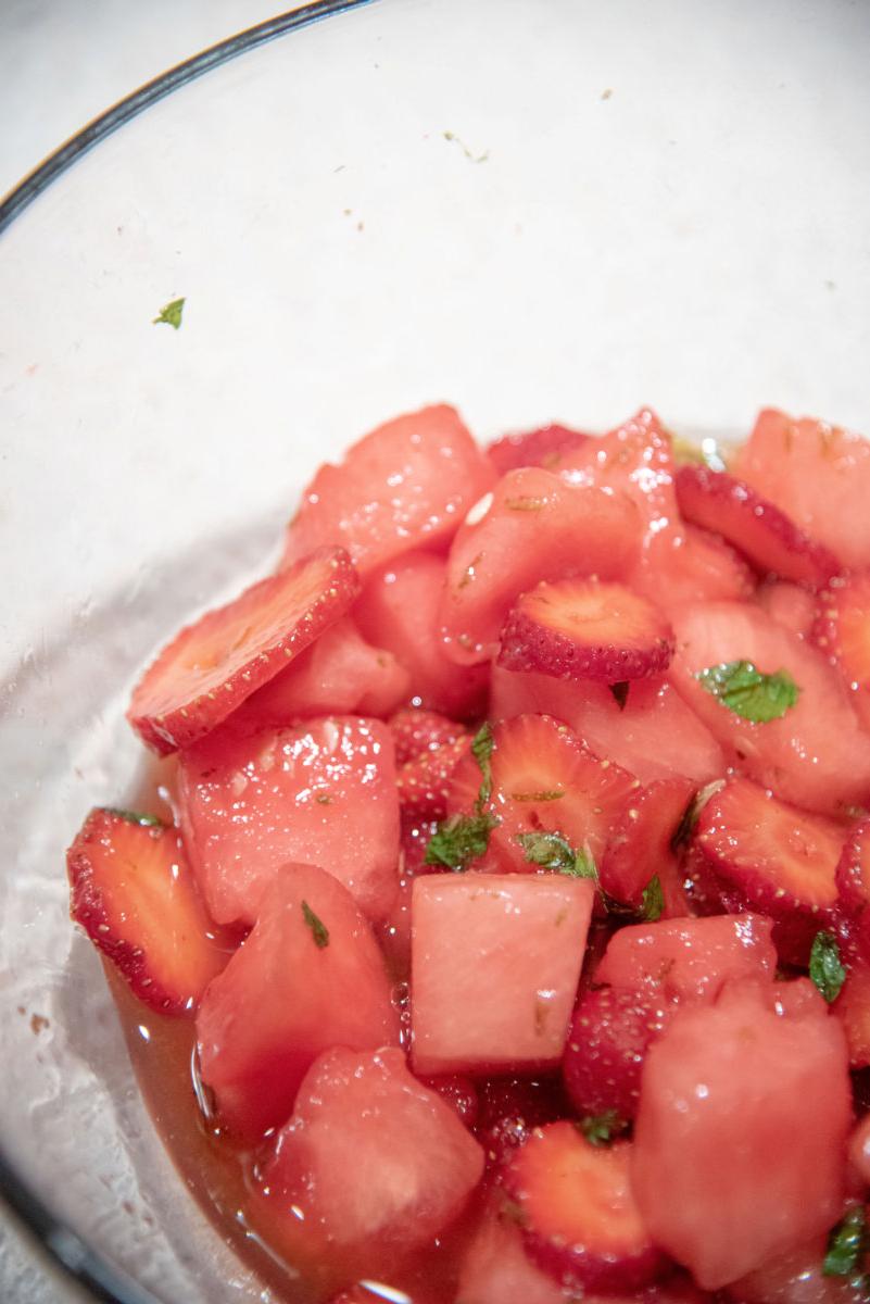 Strawberry Watermelon Salad